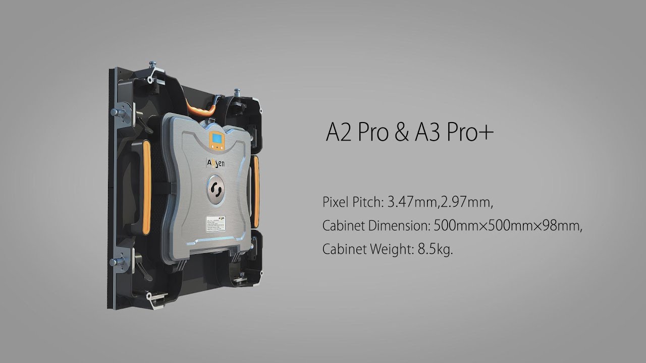 Absen A2 Pro/A3 Pro+, professional rental HD LED display - YouTube