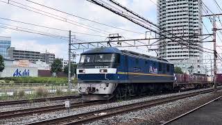 EF210-4号機[岡]牽引　高速貨物列車・EF210-338号機[吹]牽引　高速貨物列車
