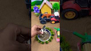DIY tractor video mini hand pump Science project #trector #youtubeshorts #viral #handpump #137