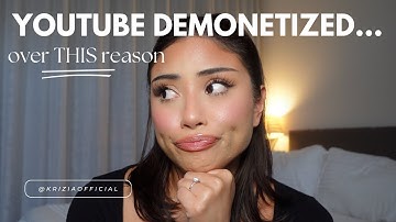 story time: youtube demonetized my channel (tips to fix/prevent)