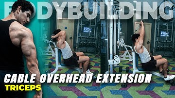 Seated Overhead Cable Triceps Extension | FULL TUTORIAL | BEST TIPS AND TECHNIQUE | Bodybuilding