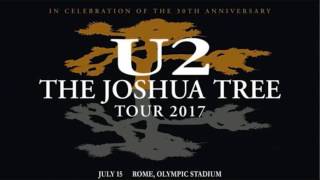 Video thumbnail of "U2 @ Stadio Olimpico Roma 15/07/2017 - Bullet the blue sky"