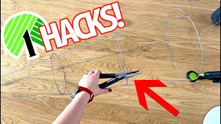 GENIUS tomato cage HACKS you never thought of! BRILLIANT Dollar Tree HACKS!