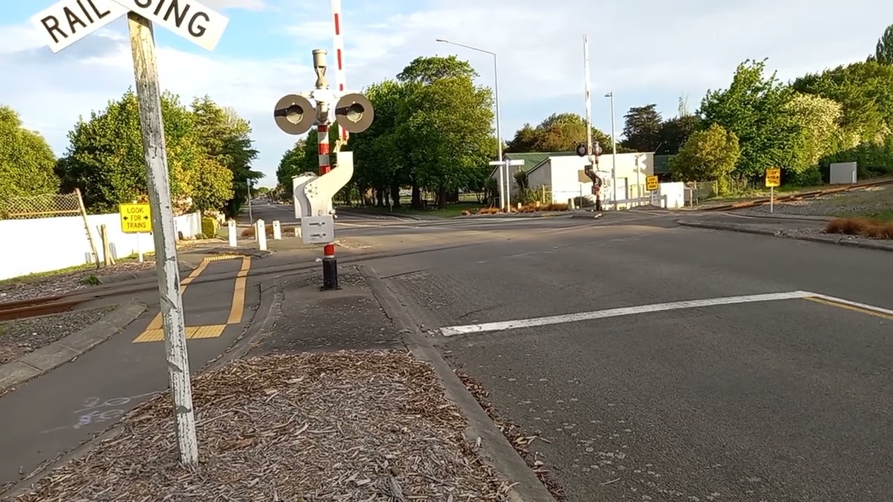 Sawyers Arms Road level crossing YouTube