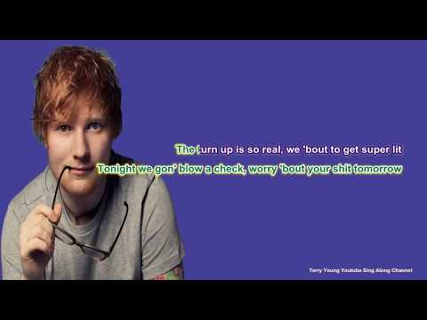 Ed Sheeran - Remember The Name (ft Eminem & 50 Cent)(Sing Along ) Lyrics