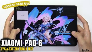 Xiaomi Pad 6 Honkai: Star Rai Gaming test | Snapdragon 870, 144Hz display