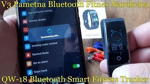 QW18 / V3 Pametna Bluetooth Fitnes Narukvica - QW18 Bluetooth Smart Band  Fitness Tracker