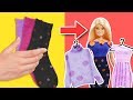 👗Crea ROPA para BARBIE con CALCETINES que ya NO USES! 🧦 Manualidades Fantasticas