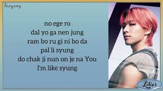 TAEYANG - 'SHOONG!' Feat (LISA OF BLACKPINK) Easy