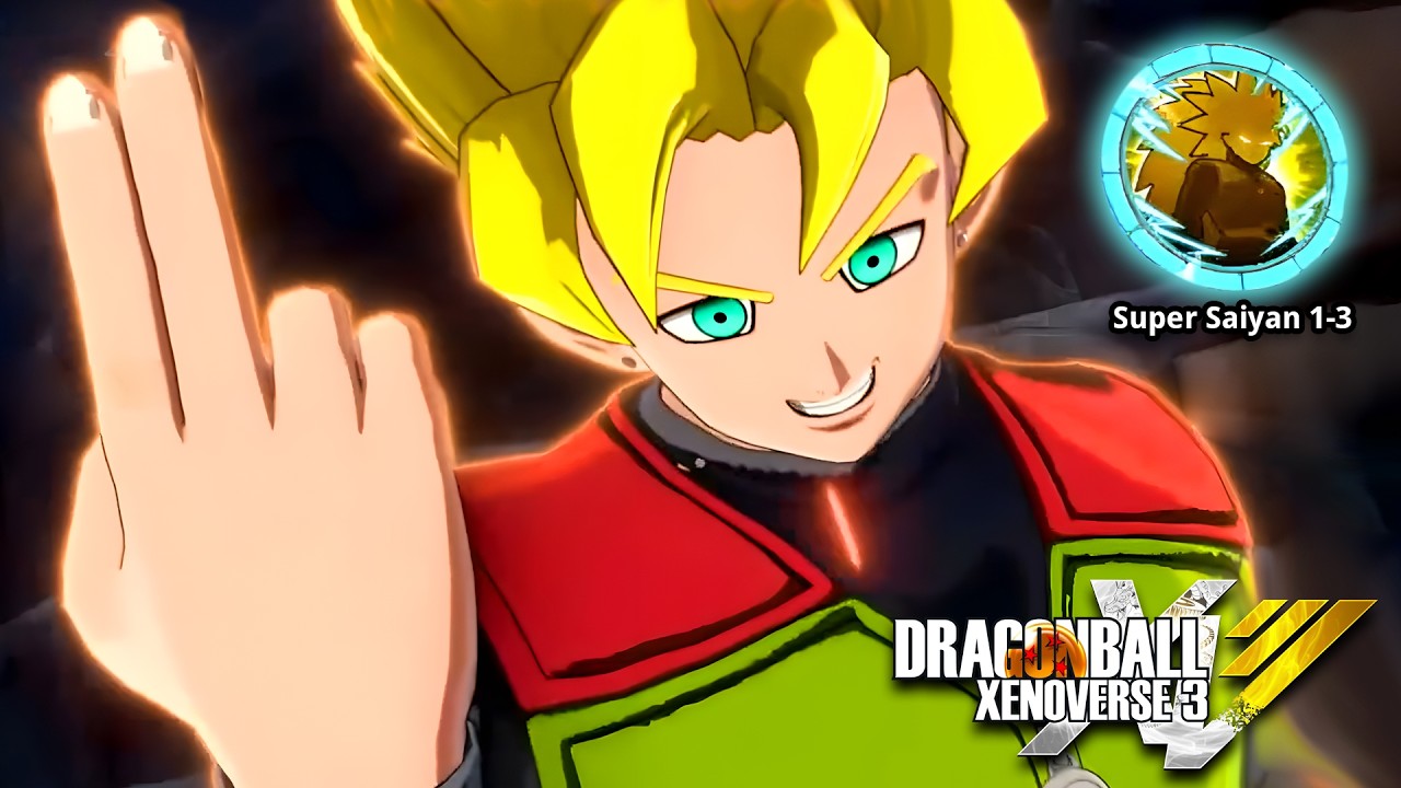 DRAGON BALL XENOVERSE 3 - All New Saiyan CAC Transformations Full