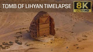 Explore The Tomb Of Lihyan in Al Ula Saudi Arabia In This 8k Timelapse, from sunset to the milky way