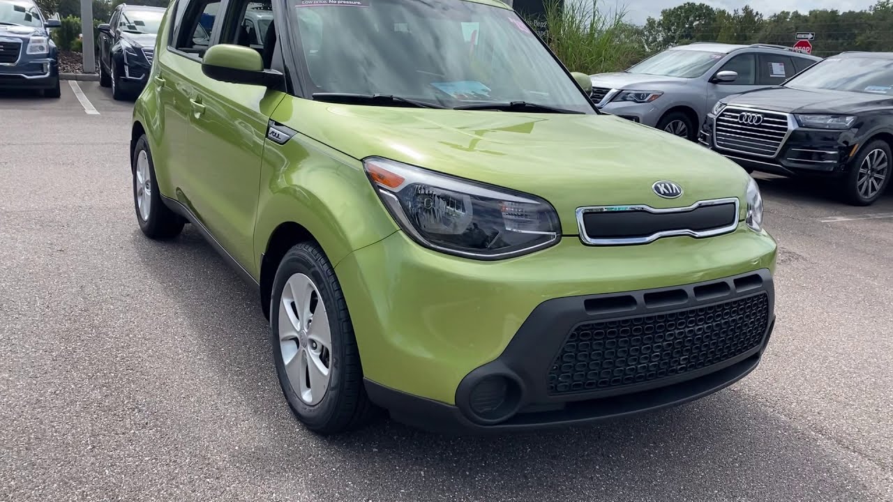 2015 Kia Soul Green 1.6l I4 YouTube