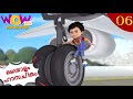 Vir the robot boy  trouble in plane  malayalam moral stories  malayalam story