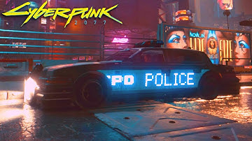 Cyberpunk 2077 Police Chase...
