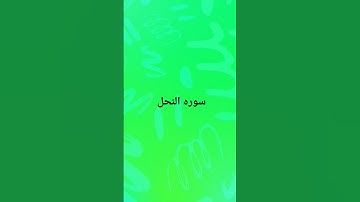 سوره النحل تلاوه خاشعه