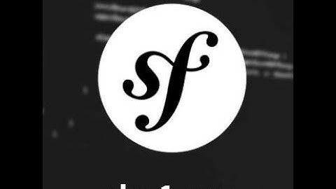 آموزش نصب فریم ورک سیمفونی نسخه 4  ( symfony framework 4 )