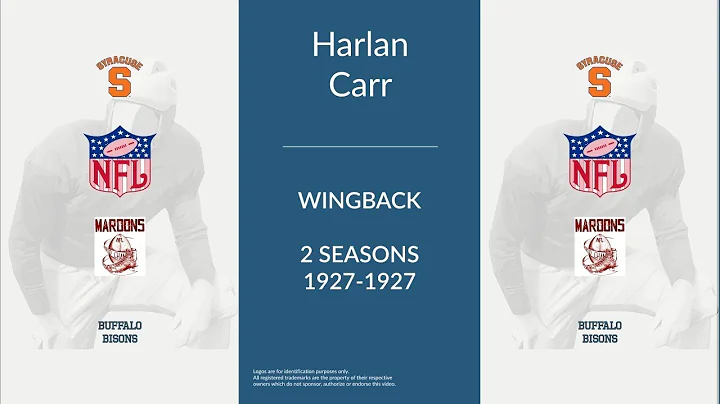 Harlan Carr: Football Wingback and Quarterback