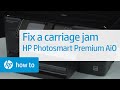 Fixing a Carriage Jam | HP Photosmart Premium All-in-One Printer (C309g) | HP