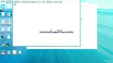 how to Connect laptop/desktop internet on jio phone via USB Data Cable | jio 4G internet in computer