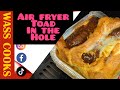 How to make air fryer toad in the hole english sausage and batter pudding crispy and crunchiest