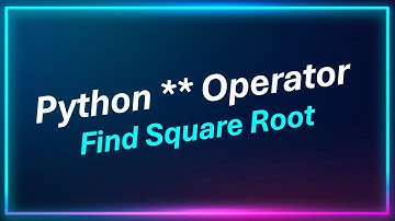 write a python program to find the square root of a given number using exponential operator