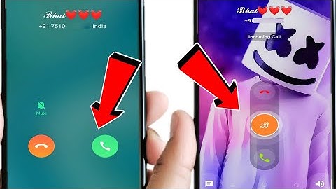 Change mobile caller screen any smartphone || iphone style caller screen android | slide to answer