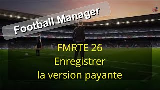 FMRTE 26: Registering your license