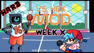 Friday Night Funkin' VS Hex Hard difficulty (Dunk, RAM, Hello World, Glitcher, Encore)