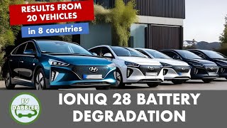 Battery Degradation Collected from a Range of Ioniq EV 28kWh Owners: The Results
The Hyundai Ioniq EV 28kWh is now a c7 years old vehicle, most users will have first bought theirs new in 2017, 2018 or 2019.
In this video we take a look at how much usable battery capacity there still is after all this time. 20 users in 8 different countries have submitted their readings. They drive for a bunch of miles and make a note of the energy delivered by the battery simply by multiplying distance travelled by efficiency expressed in Wh/km. We then normalise for 100% to compare the cars to each other, recognising that the energy curve of the Ioniq is non linear and therefore using the shape of the curve recorded over thousands of kilometres with my car.
With many thanks to all of those of you who have submitted a reading and participated to this study so far.
You can continue to submit readings and refine your own number to see where you are on the degradation scale
https://forms.gle/fGKWn2Fney9NN1u38
How to evaluate your own remaining usable battery capacity
https://youtu.be/ft8J8p9VyWs?feature=shared
Hyper-miling Hyundai Ioniq 28kWh with recent car
https://www.youtube.com/watch?v=zlx5Www1kdg
https://www.youtube.com/watch?v=Dnl3k0DnIic
Referral code if you are looking to switch to Octopus energy
https://share.octopus.energy/jolly-snow-221
Music
ALEX-PRODUCTIONS
EPIC CYBERPUNK BY ALEX PRODUCTION ( NO COPYRIGHT MUSIC ) | GLORY |
https://hypeddit.com/track/srgb2u
#ioniq28 #batterydegradation #crowdsourcing Battery Degradation Collected from a Range of Ioniq EV 28kWh Owners: The Results
