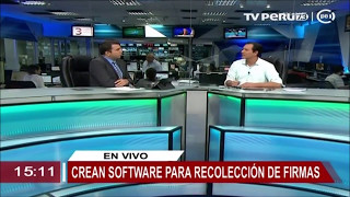 Activista político: "Aplicativo trabajará con base de datos de RENIEC" screenshot 5