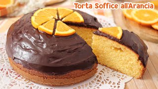 Torta Soffice All Arancia E Cioccolato Ricetta Facile Youtube