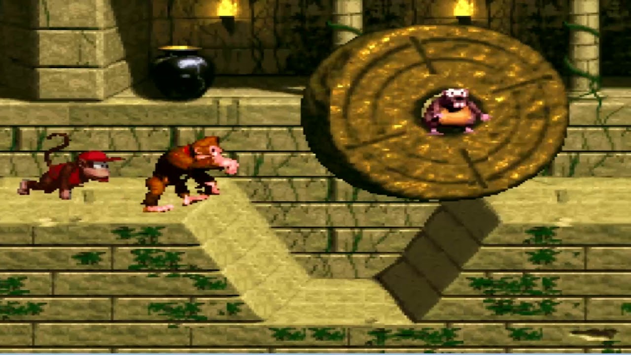 Donkey Kong Country (SNES) Monkey Mines - Millstone Mayhem