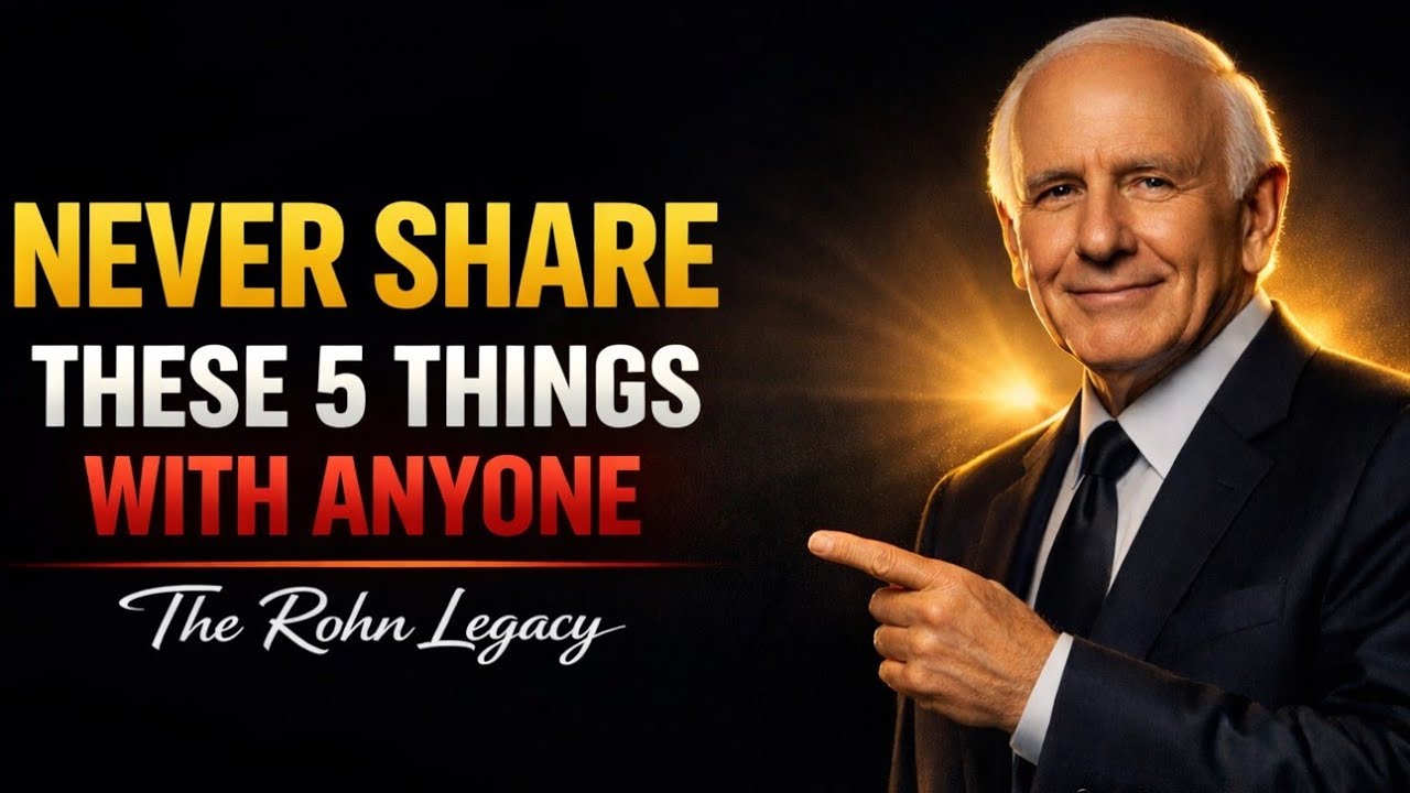 5 Personal Things You Should Never Share With Anyone | Jim Rohn Motivation for Wisdom & Self-Mastery