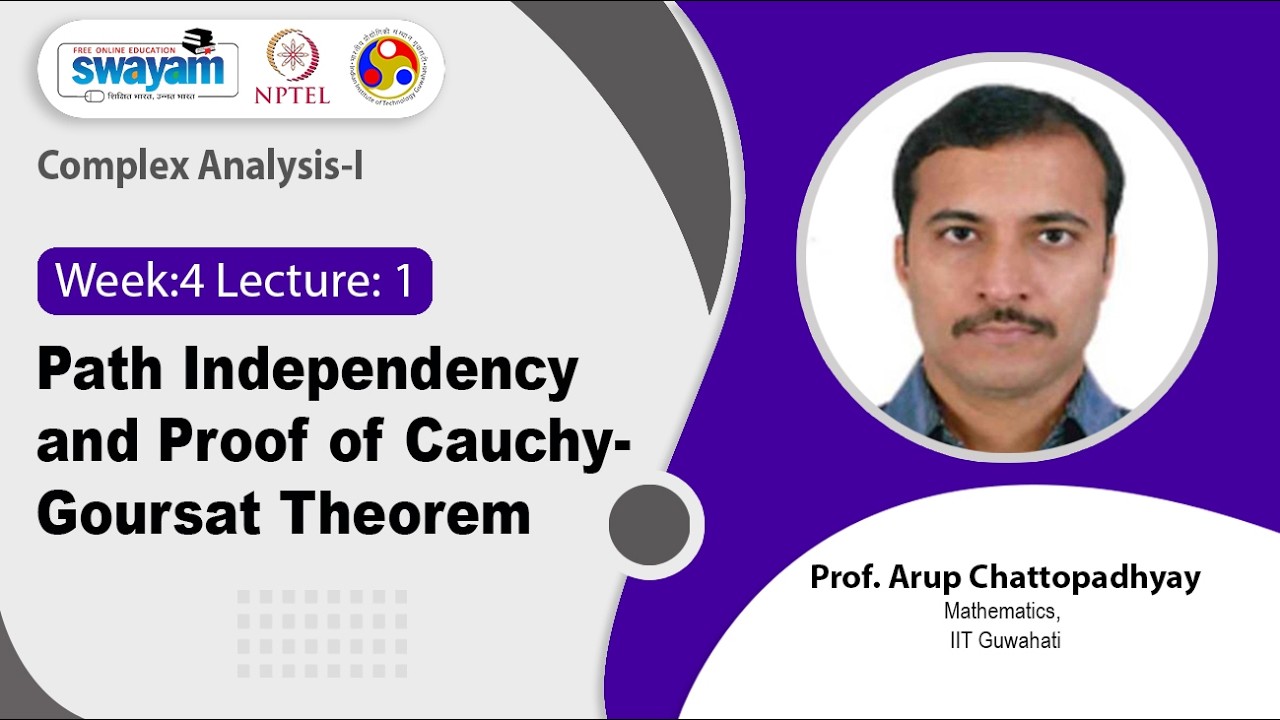 Lec 23: Path independency and proof of Cauchy-Goursat theorem