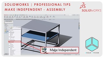 MAKE INDEPENDENT - ASSEMBLY | SOLIDWORKS TUTORIAL | PROFESSIONAL TIPS | ORIGIN SYSTEM | CAD