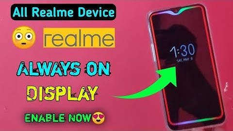 install Always on Display any Realme | All Realme Devices Always on Display Enable Now Trick