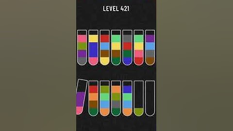 Water Sort Puzzle Level 421 Walkthrough Solution Android/iOS 💦