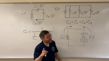 Adding Capacitors in Series and Parallel