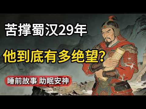 姜维：诸葛亮死后，他一个人苦撑蜀汉29年，这位末路英雄的内心有多绝望？l 深夜故事 助眠安神