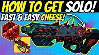 How To Get Crafted Outbreak Perfected SOLO! Legend Zero Hour CHEESE & Switch Locations Destiny  2