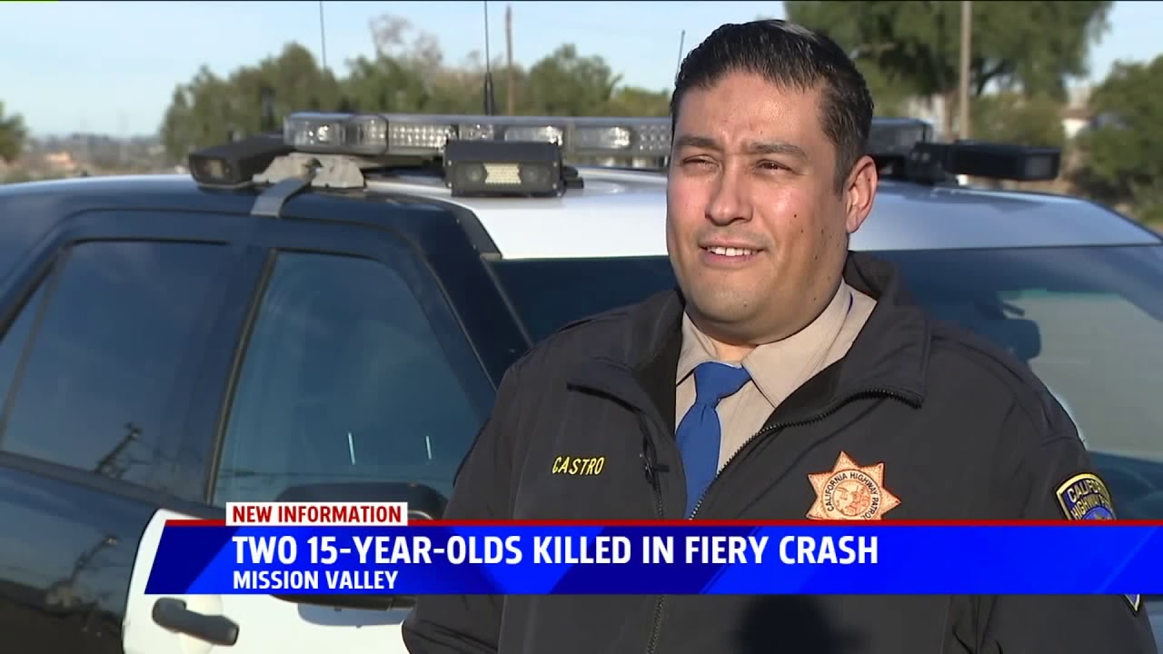 Two 15-Year-Olds Killed In Fiery Crash - YouTube