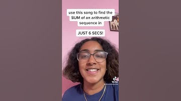 arithmetic sequence sum song