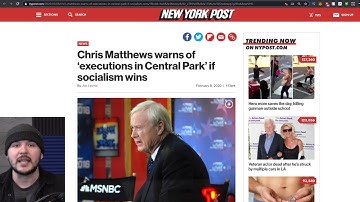 MSNBC Warns Of "Executions In Central Park" If Socialism Wins, Questions Bernie