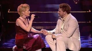 Stig Rossen and Trine Gadeberg sing The Rose