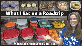 What I Eat on a Roadtrip  Whole Food PlantBased  Plus Mini Grocery Haul!