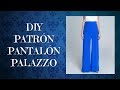 TUTORIAL: TRAZO DE PANTALÓN PALAZZO O BOTA ANCHA || LECCION # 34