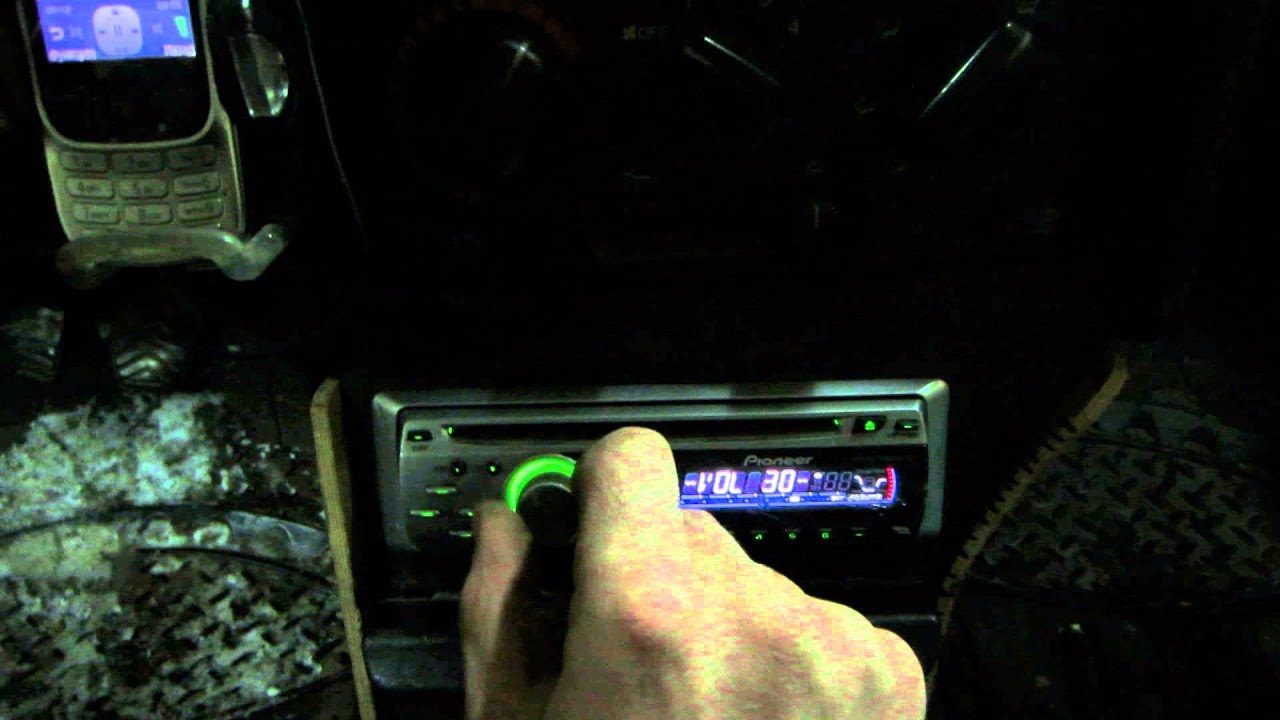 Как включить аукс на пионере. Pioneer deh-3850. пионер магнитола как включить аух.
