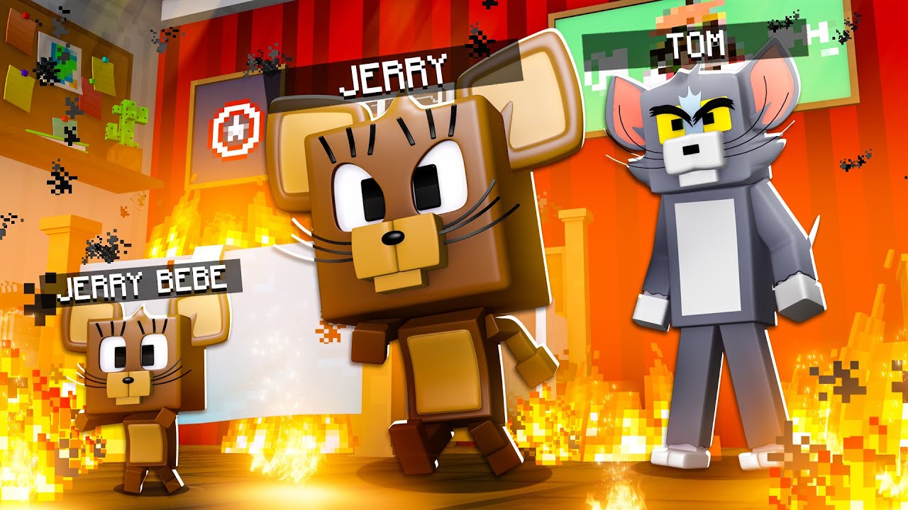 Minecraft: Who's your family? O FILHO DO TOM E O DO JERRY ✭ Guihh ✭