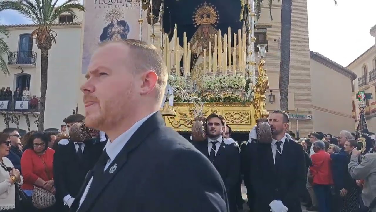 SALIDA VIRGEN DE LA ESPERANZA PASO BLANCO ALBOX 2025