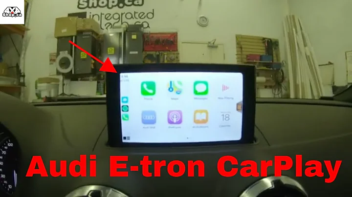 Android Screen for Audi A3 E-tron with Apple CarPlay and Android auto